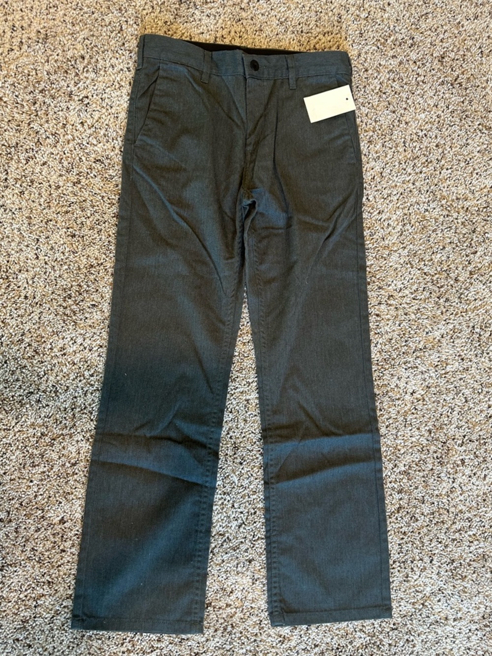 Youth DC Dark Gray Straight-Leg Pants